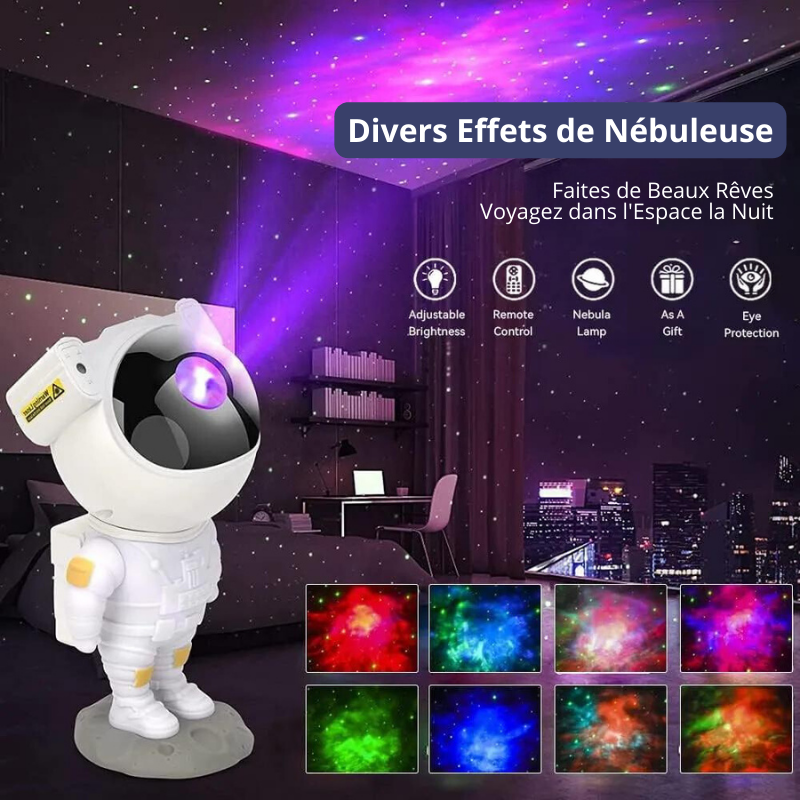 Veilleuse Projecteur d'Étoile Astronaute