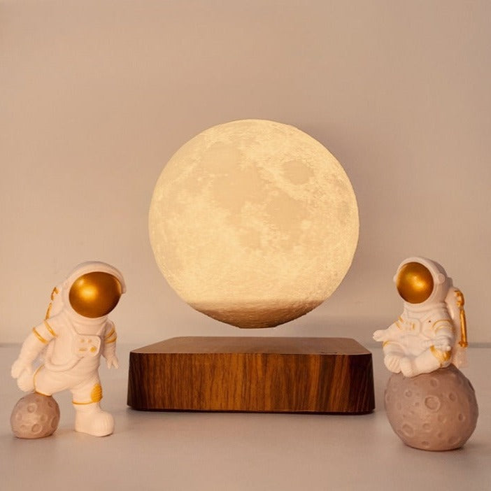 Lampe Lunaire - Lune en Lévitation par Magnétisme - Veilleuse Lunaire LED -  Trois teintes de Lune – Lunarmonie