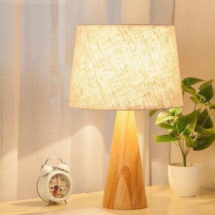 Lampes de Chevet Bois et Blanc