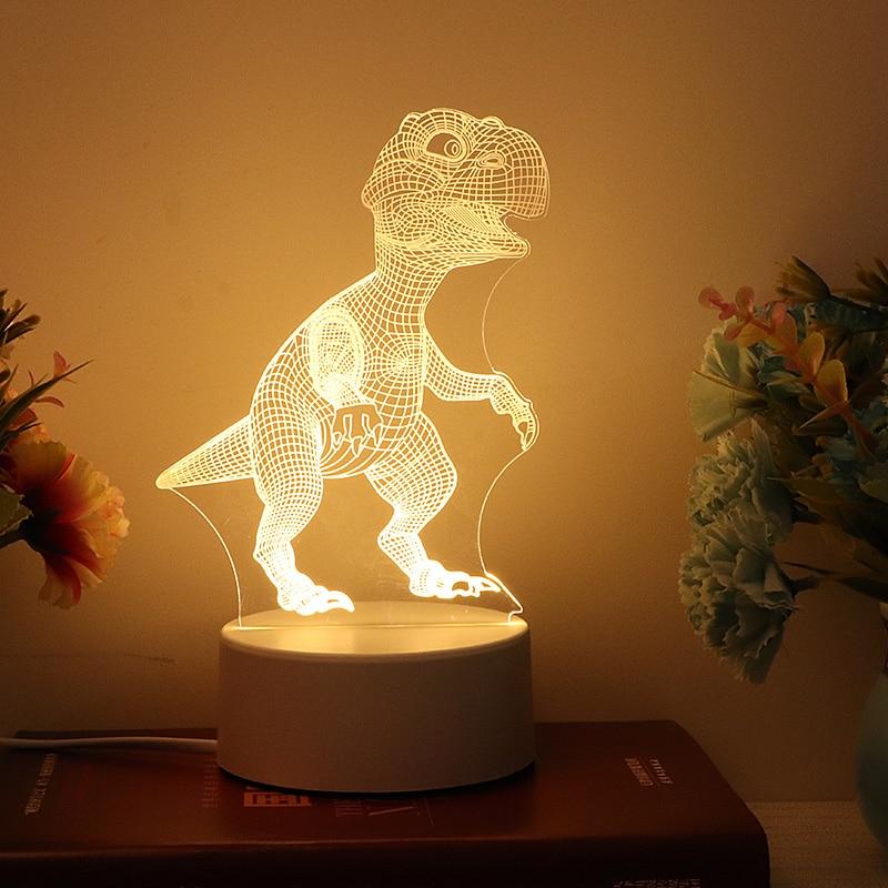 Lampe de chevet dinosaure