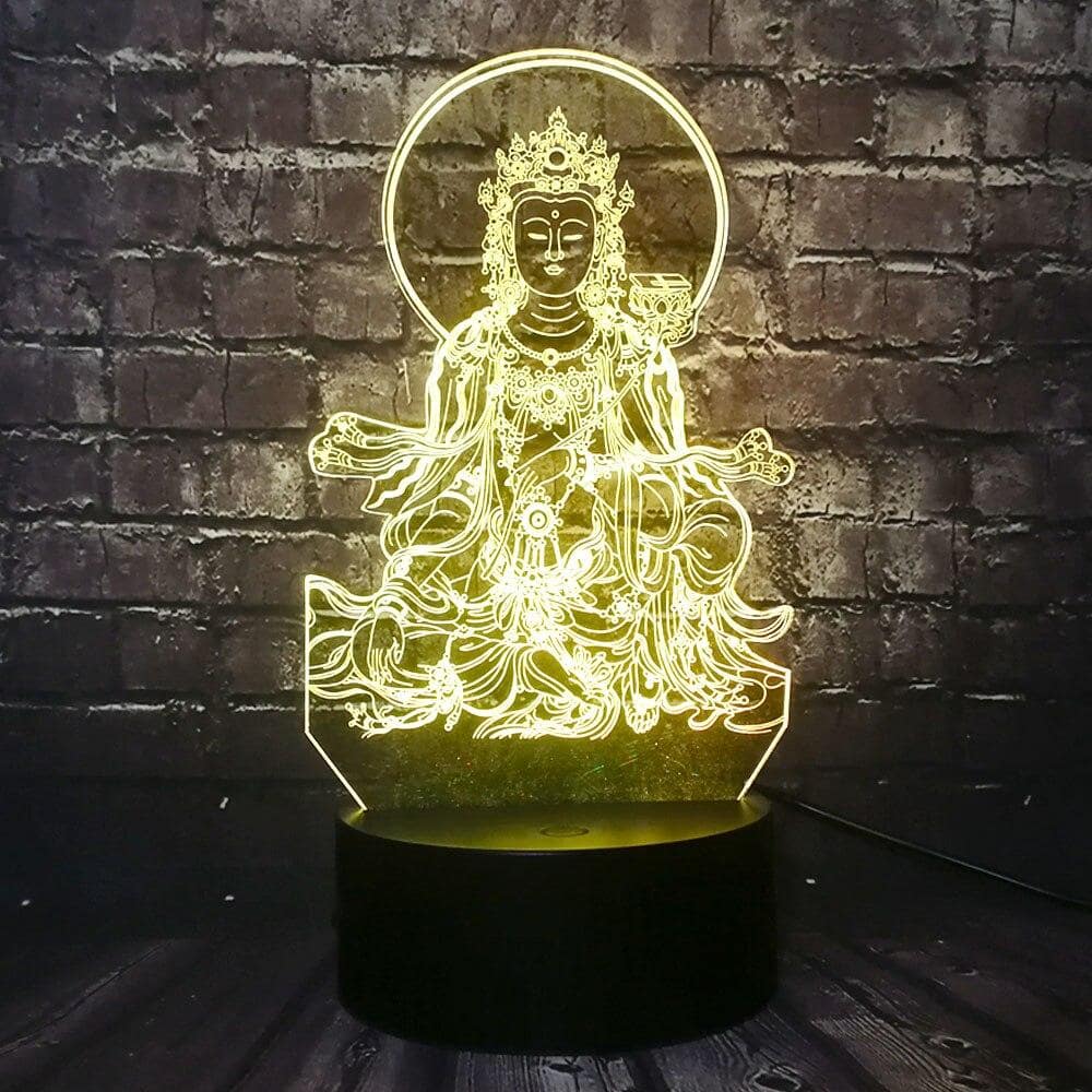 Lampe Bouddha