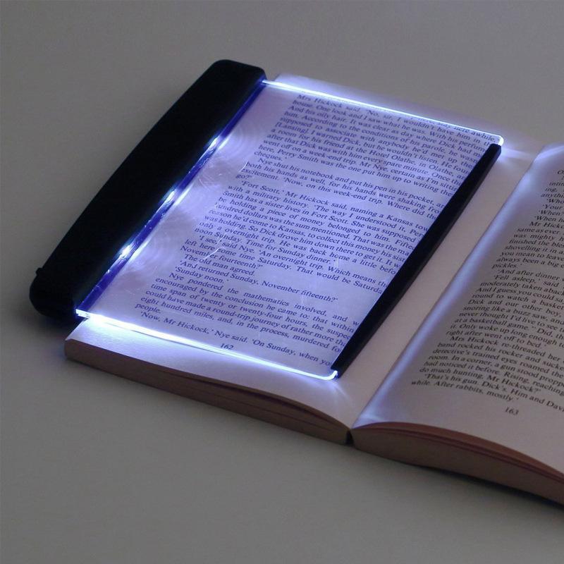 Lampe de livre rechargeable USB pour lire au lit, luminosité