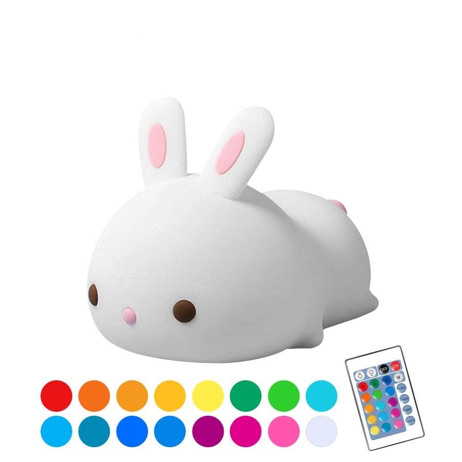 Veilleuse bébé - Veilleuse lapin multi-couleur pour enfant – Une Veilleuse